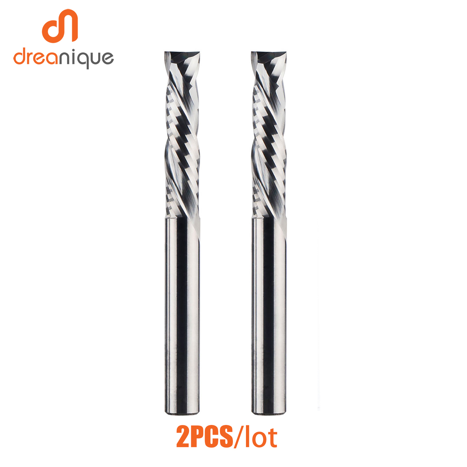 End Mill Set - 2 Stück/Set Kompressionsfräser für Holzarbeiten, Zweischneidiger