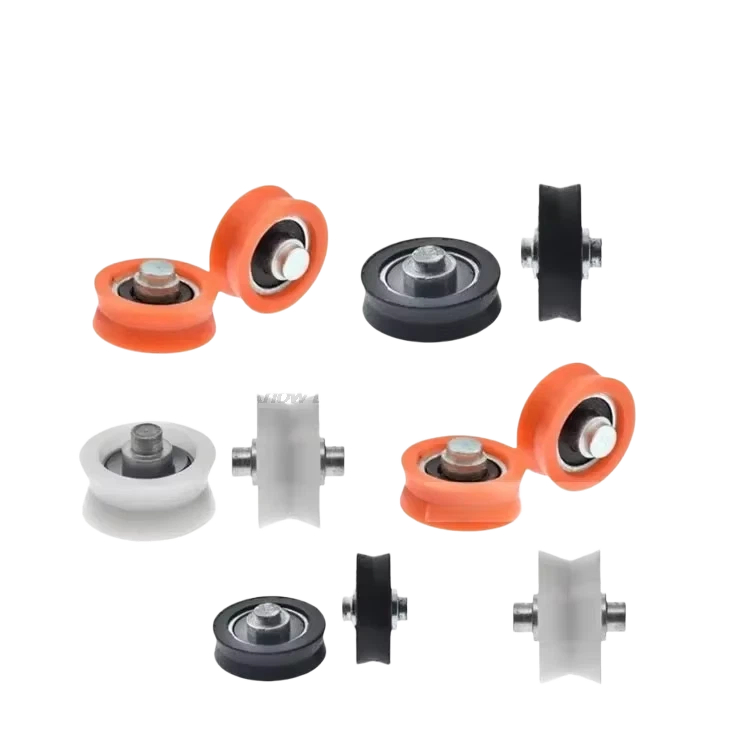 V Slot Wheel - 5 Stück POM Polyoxymethylen Kunststoff-Nylon-Radwellen-Rollenlager für