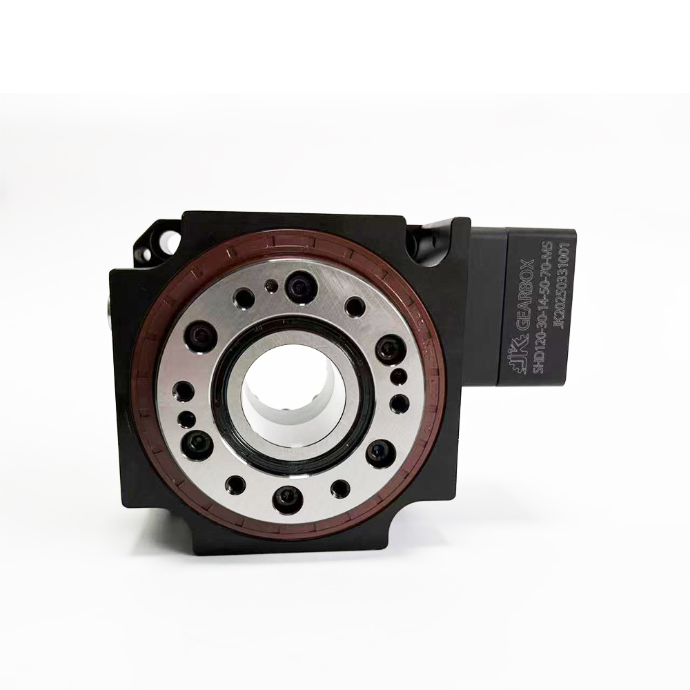 Servo Motor - Präzisions-CNC-Universal-Drehkopf mit Rechtwinklverstellung, Hochleistungs-Hohlrotationsplattform, Planetengetriebe mit