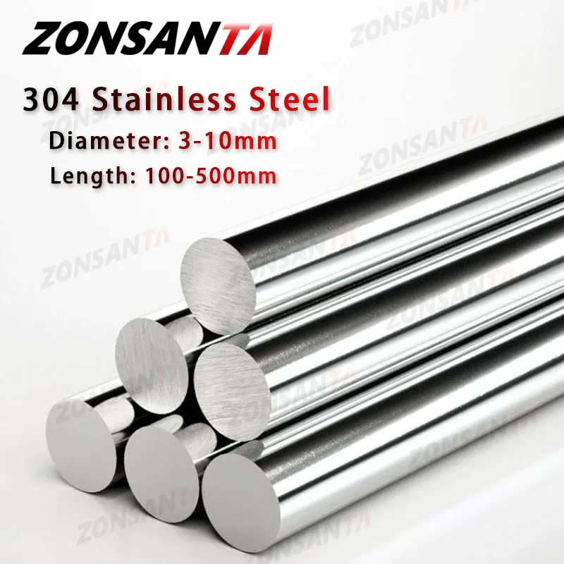 Linear Rod 8Mm - 1 stücke 304 Edelstahl Stange Durchmesser