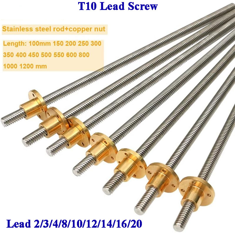 Lead Screw 8Mm - T10 Gewindespindel aus 304 Edelstahl, Tr10