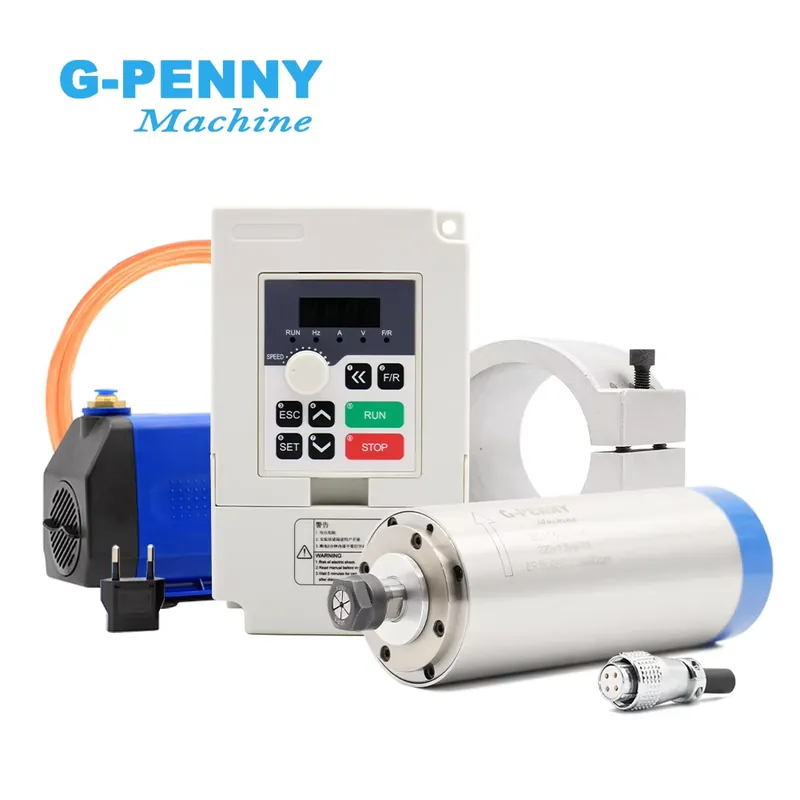 Water Cooled Spindle - Gpenny 1,5kW ER16 D80mm Wassergekühlte Spindel