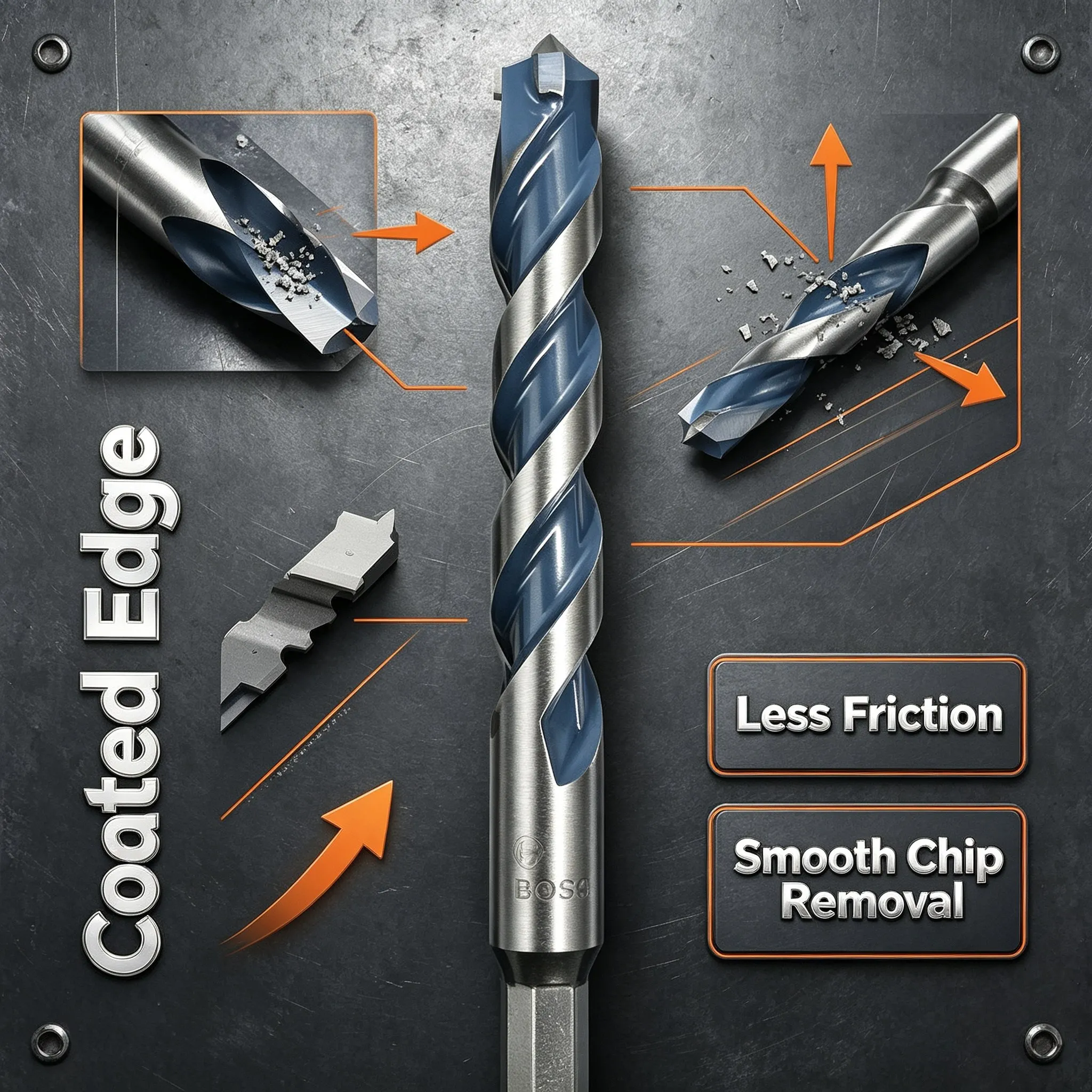 Drill Bit Set - BOSCH EXPERT HEX-9 Multifunktions-Bohrer mit Sechskantschaft,