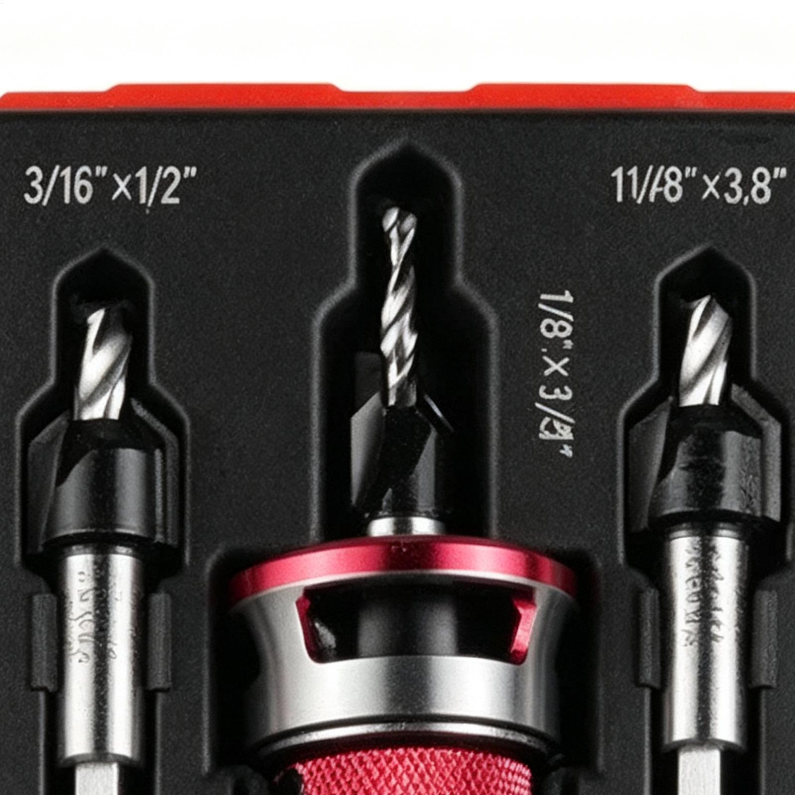 Satz von Senkbohrern mit einst – Drill Bit Set Bewertung und Preis