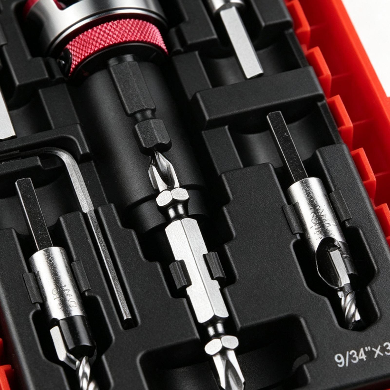 Satz von Senkbohrern mit einst – Drill Bit Set Bewertung und Preis