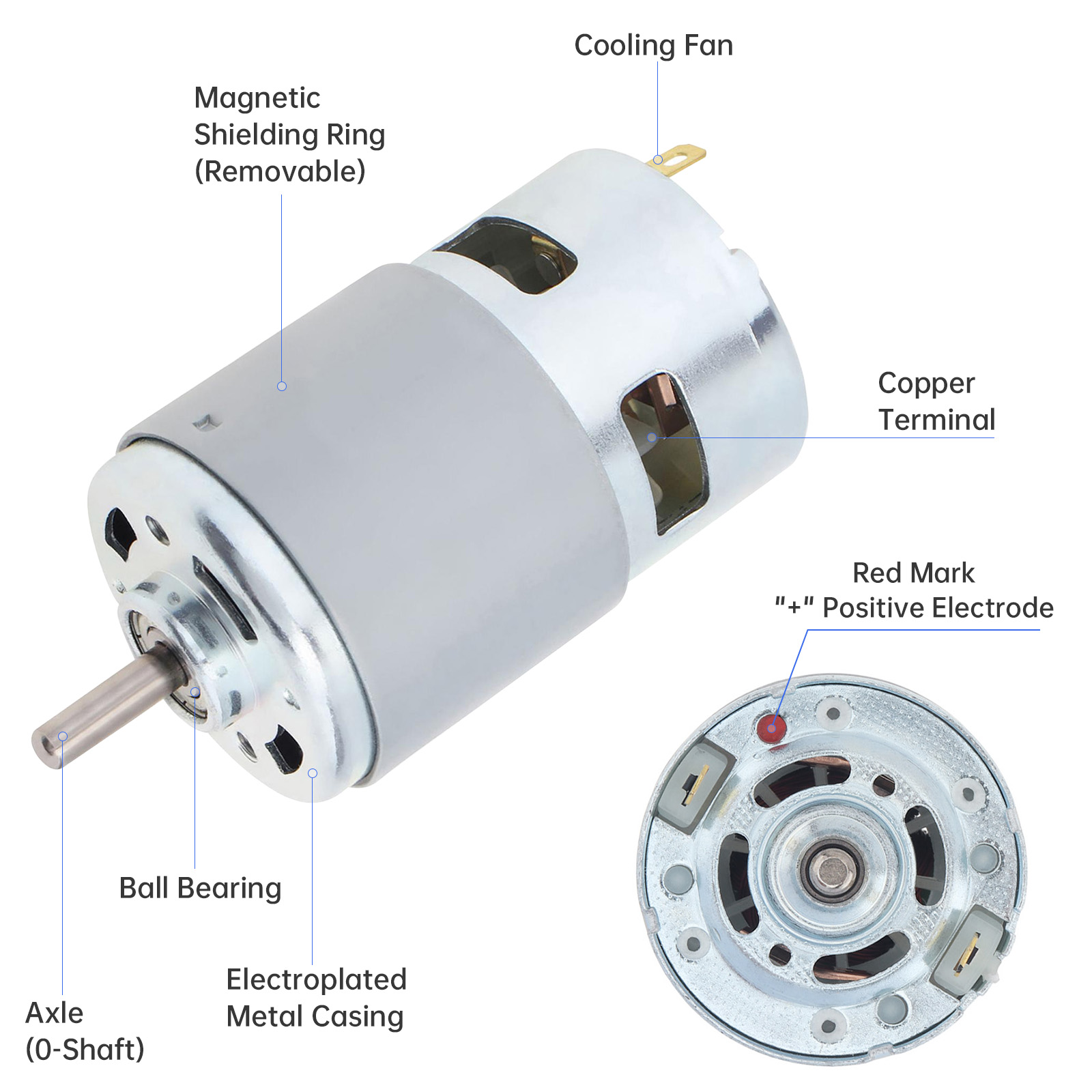 12V-24V 775 Elektromotor und G – Gt2 Pulley Bewertung und Preis