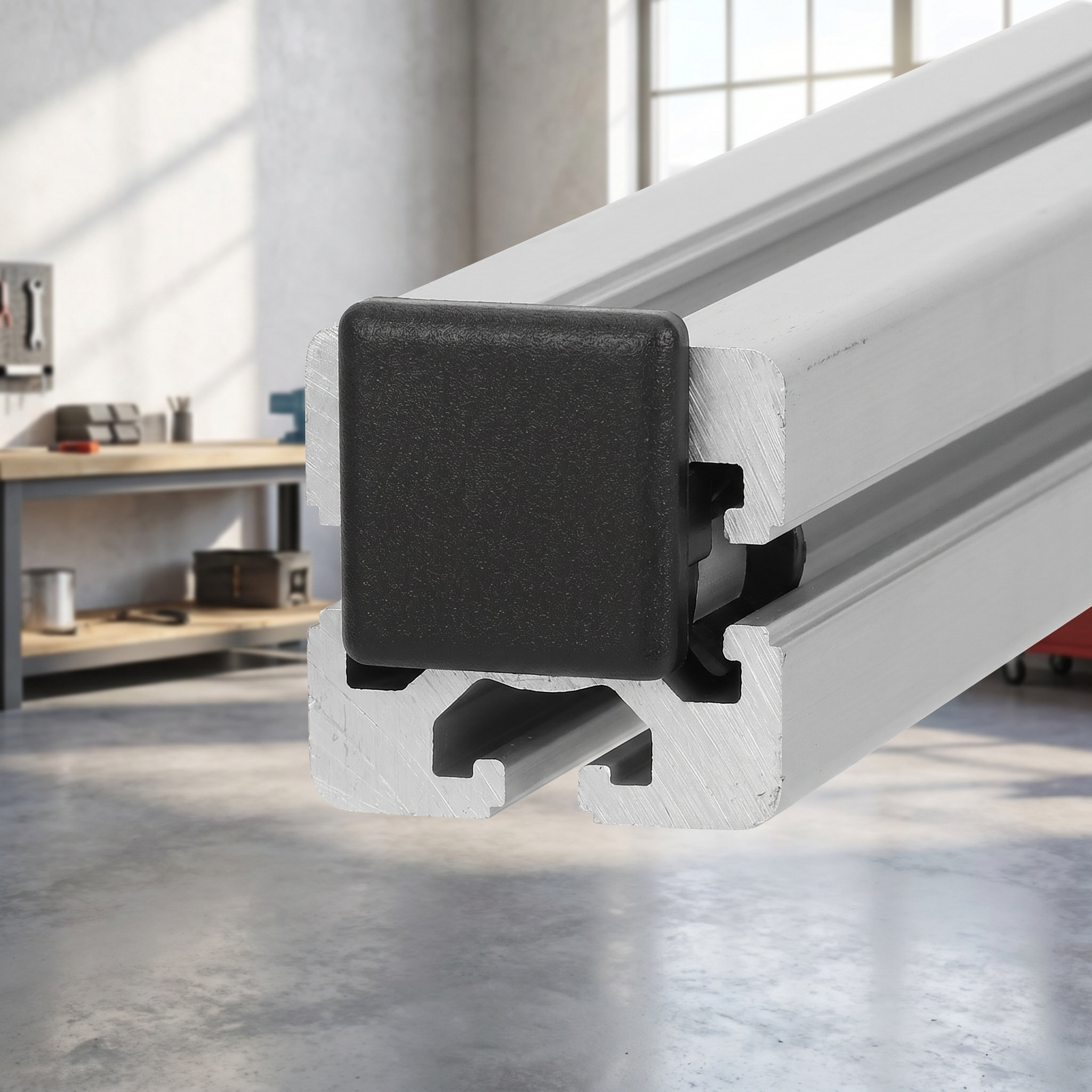 10 Stück schwarze Kunststoff-E – Aluminium Extrusion Bewertung und Preis