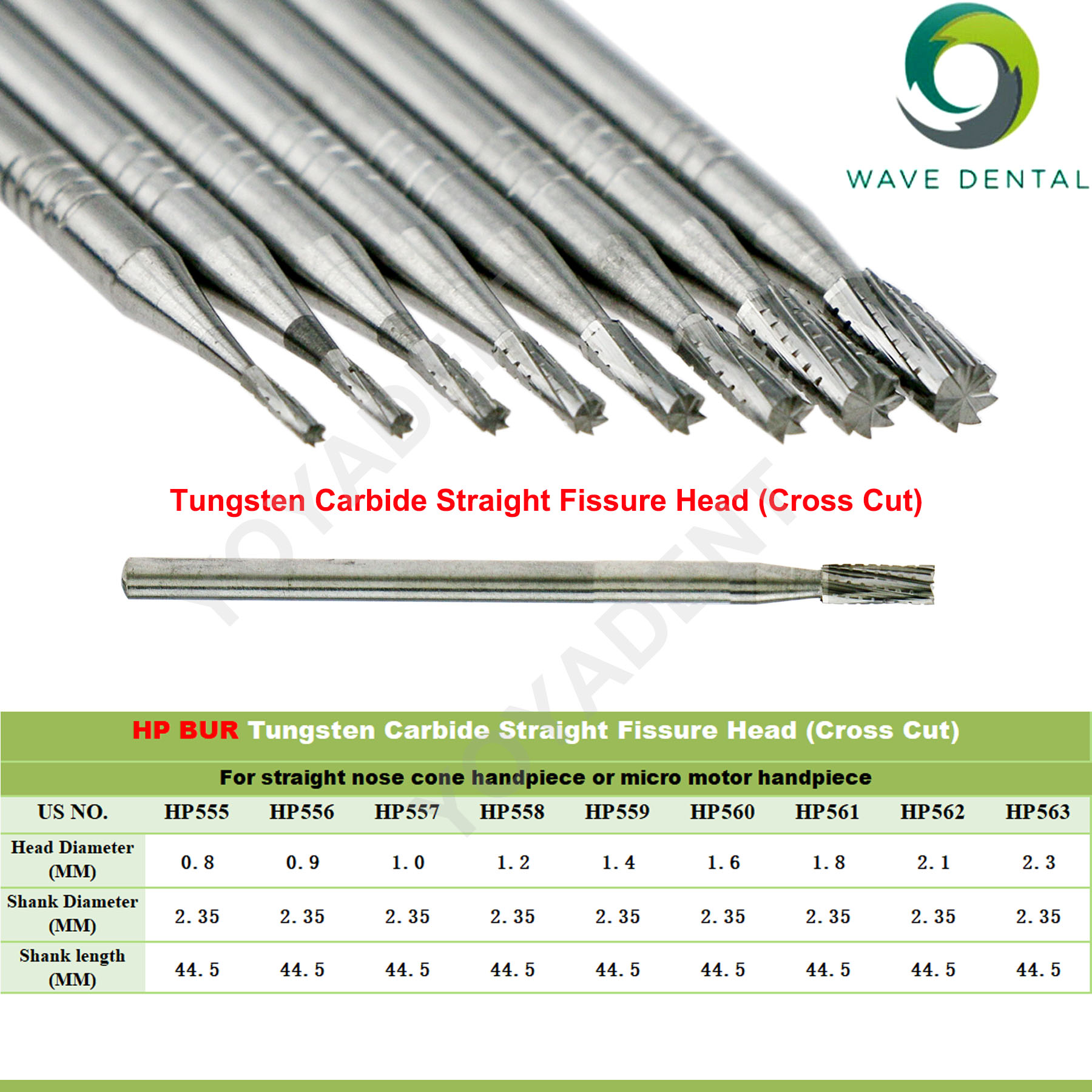 WAVE Dental Burs Wolframkarbid – Carbide End Mill Bewertung und Preis