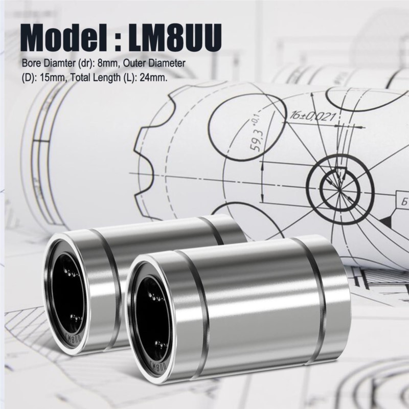 4/10 Stück LM8UU LM10UU LM16UU – Linear Rod 8Mm Bewertung und Preis