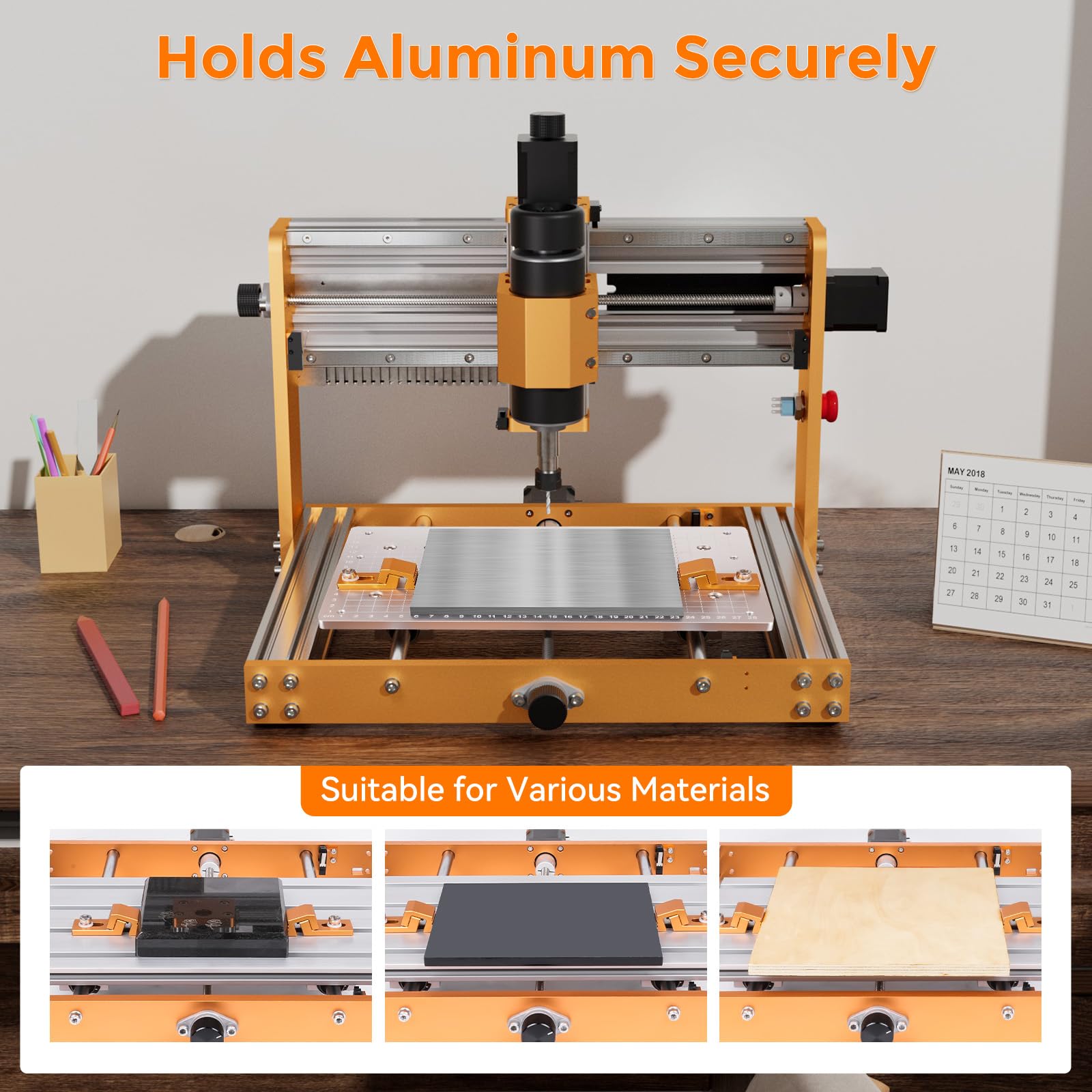 Aluminium-Tigerklaue für 3018  – 3018 Cnc Bewertung und Preis