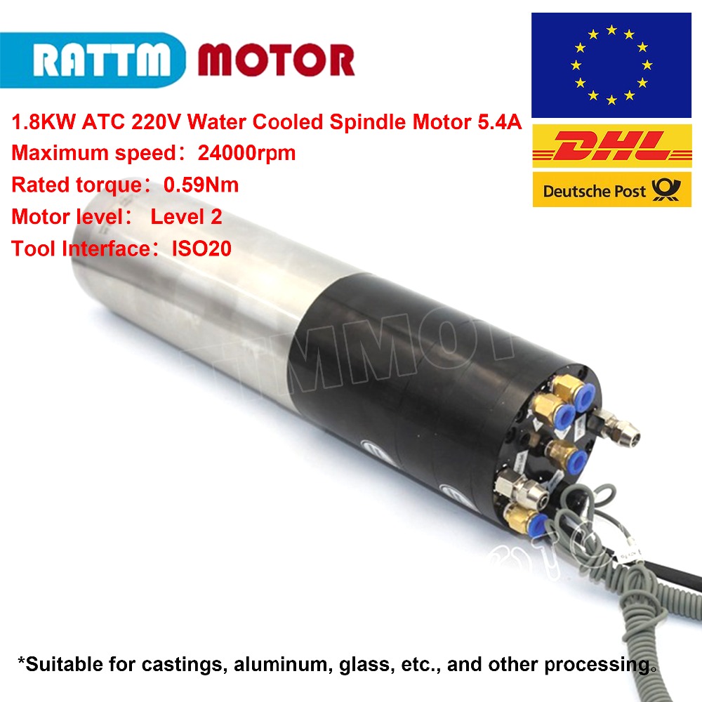 1,8 kW 2,2 kW ISO20 wassergekü – Water Cooled Spindle Bewertung und Preis