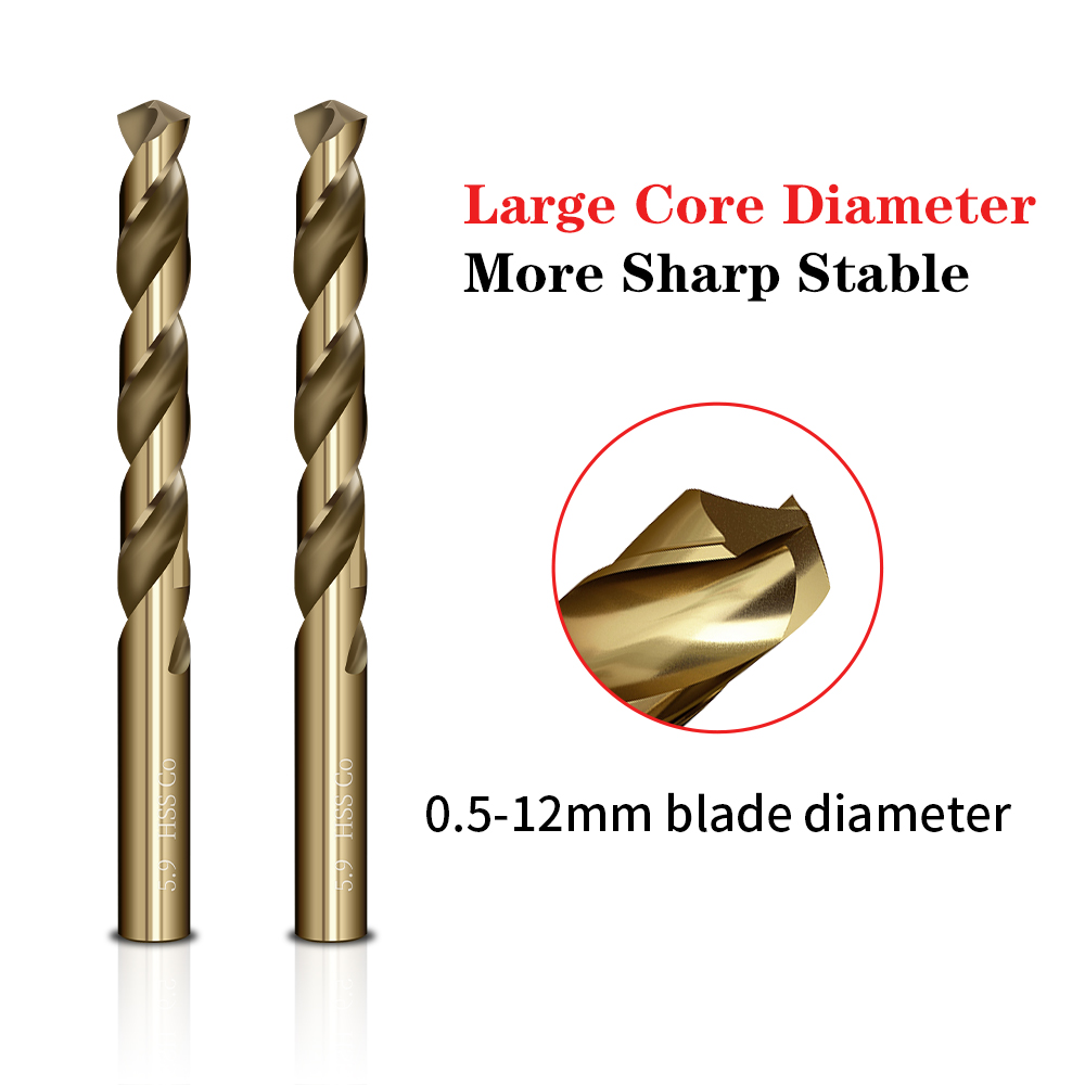0,5–13 mm HSS M35 Spiralbohrer – End Mill Set Bewertung und Preis