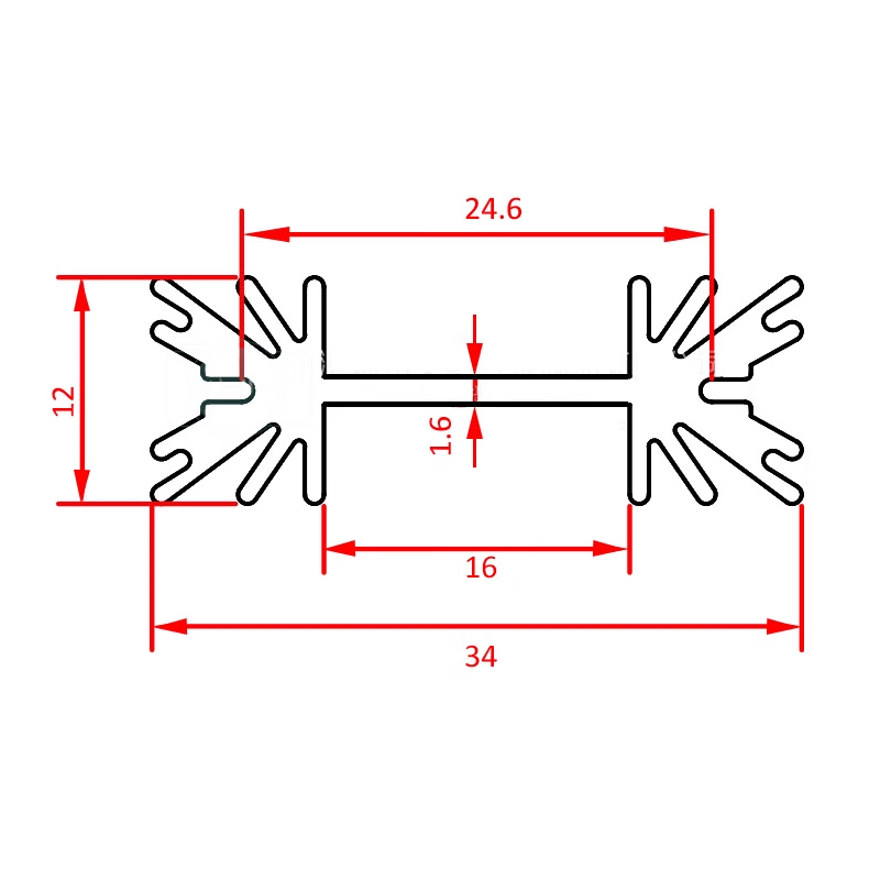 5 Stück TO-220 Triode MOS Tran – Aluminium Extrusion Bewertung und Preis