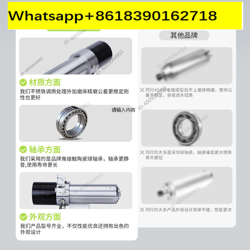 GH-Speed-Motor, wassergekühlte – Spindle Motor Bewertung und Preis